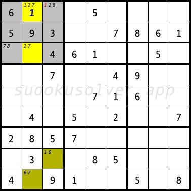 Sudoku - Your attention. Sudoku puzzle, easy level, #282 Sudoku 6x6,  separated by smaller rectangles of 2x3 cells. It is necessary to fill empty  cells with numbers from 1 to 6, each